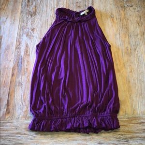 Anthropologie Bordeaux Los Angeles Ruffled Top